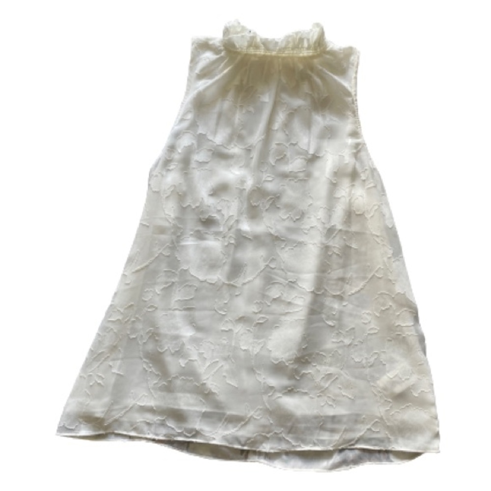 EUC- MICHAEL Michael Kors Sleeveless Ruffle Neck Blouse- Size Medium